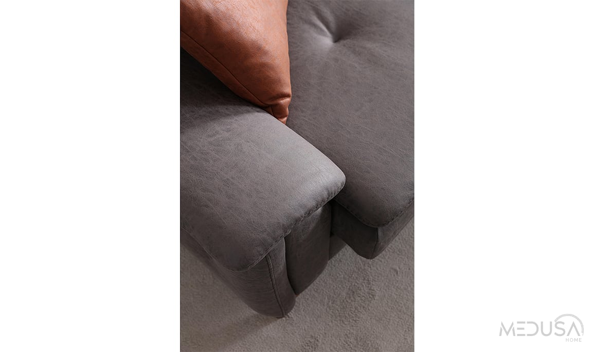 Medusa Home Mobilya - Lazio Antrasit Köşe Takımı