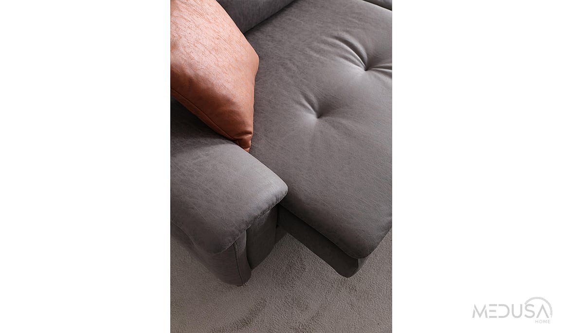 Medusa Home Mobilya - Lazio Antrasit Köşe Takımı