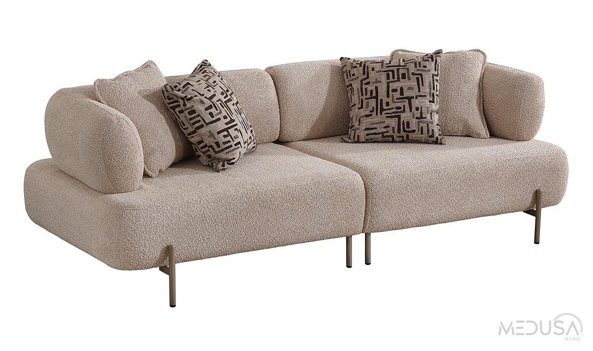 Medusa Home Mobilya - Lebon Üçlü Koltuk