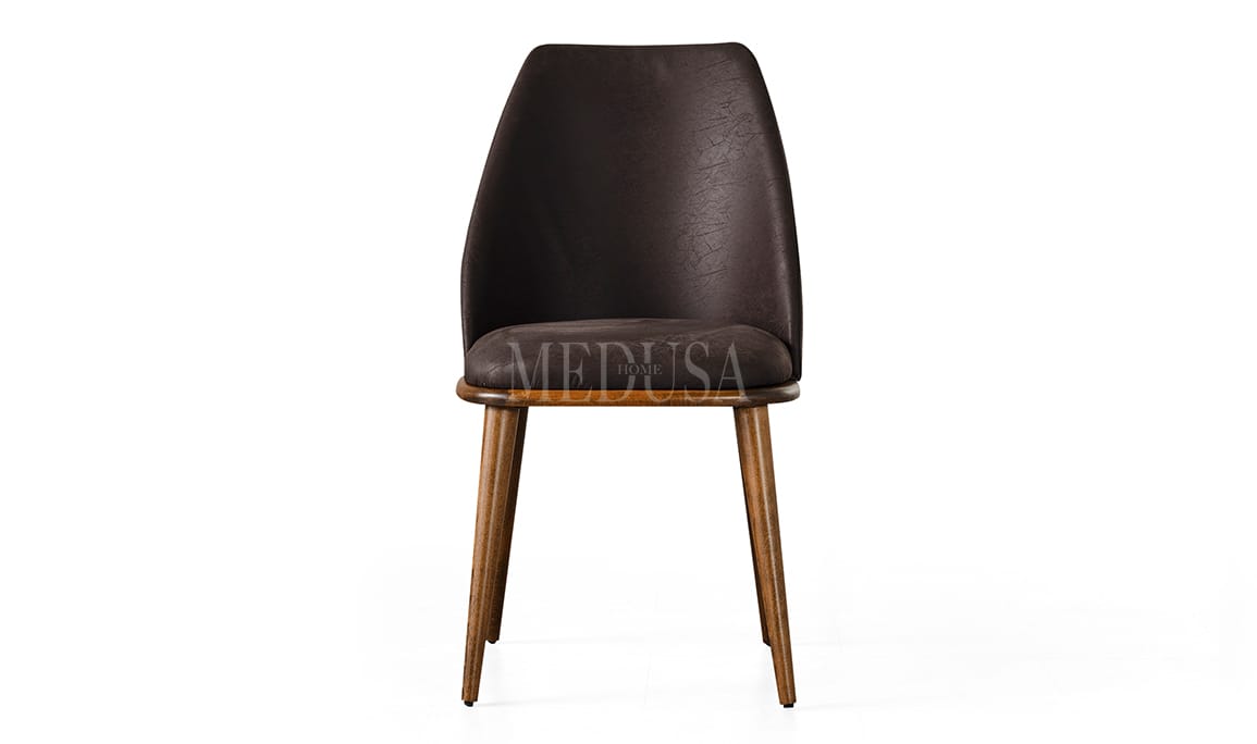 Medusa Home Mobilya - Legno Sandalye K. Kahve