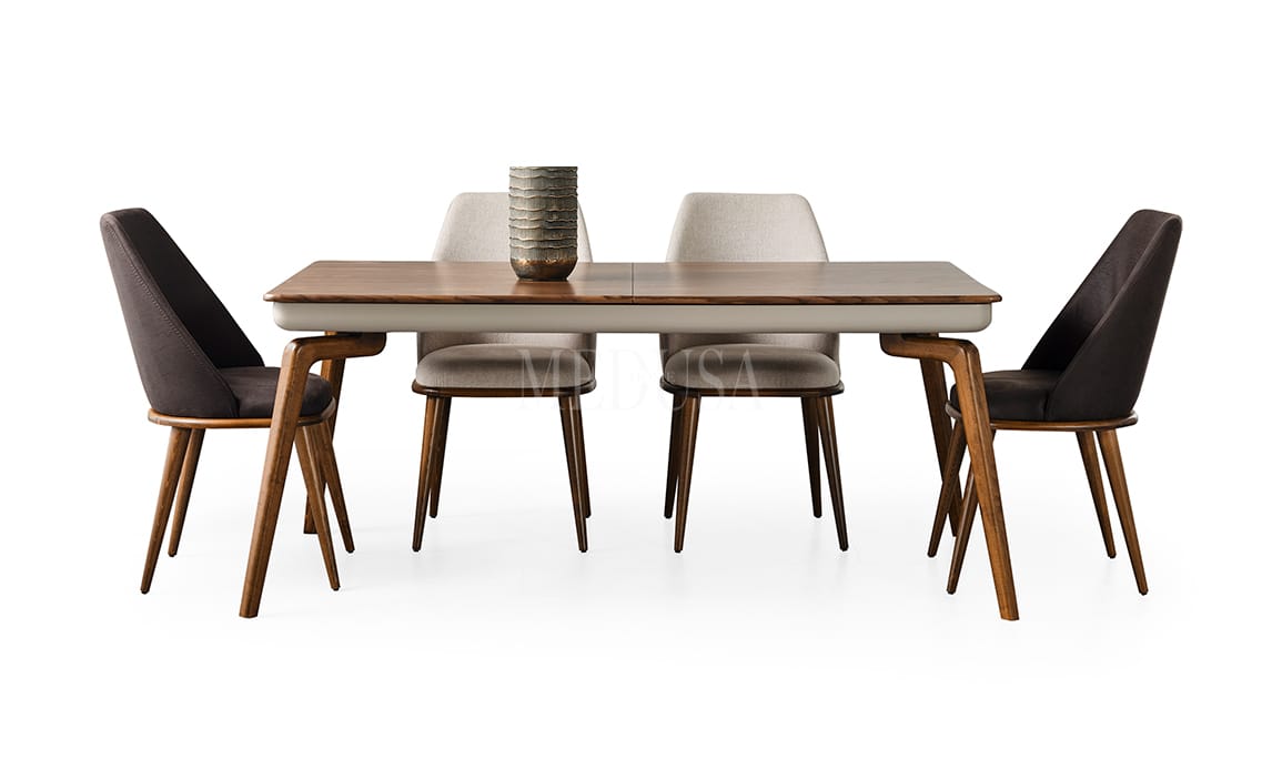 Medusa Home Mobilya - Legno Sandalye K. Kahve