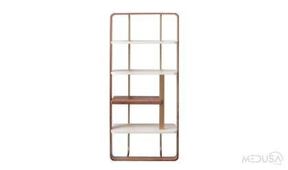Medusa Home Mobilya - Leona Ceviz Kitaplık