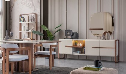 Medusa Home Mobilya - Leona Ceviz Konsol