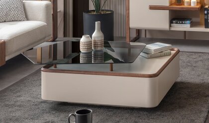 Medusa Home - Leona Ceviz Orta Sehpa Medusa Home - Leona Ceviz Orta Sehpa