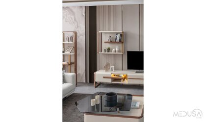 Medusa Home Mobilya - Leona Ceviz Tv Ünitesi