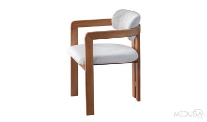 Medusa Home Mobilya - Leona Ceviz Yemek Masası