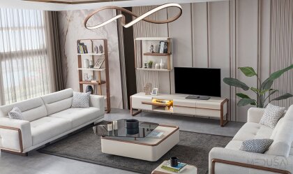 Medusa Home Mobilya - Leona Ceviz Yemek Odası