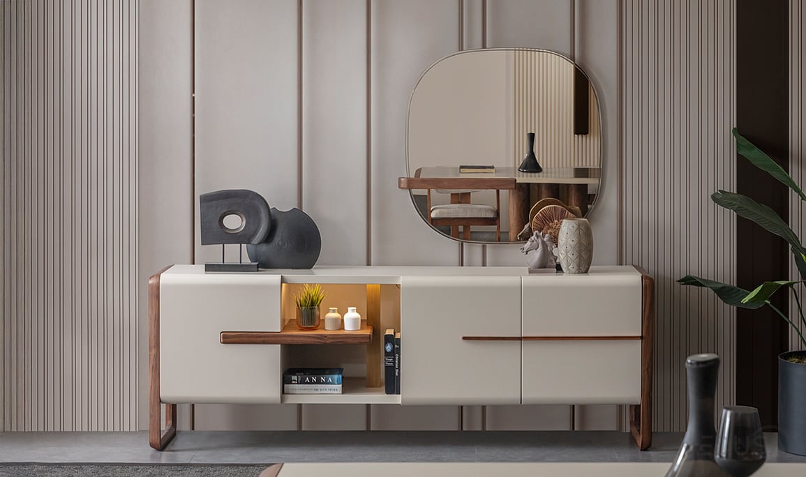 Medusa Home Mobilya - Leona Ceviz Yemek Odası