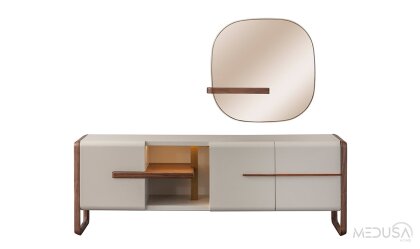 Medusa Home Mobilya - Leona Ceviz Yemek Odası