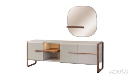 Medusa Home Mobilya - Leona Ceviz Yemek Odası