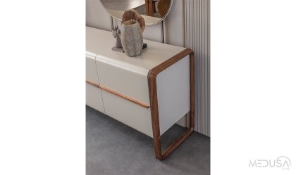 Medusa Home Mobilya - Leona Ceviz Yemek Odası