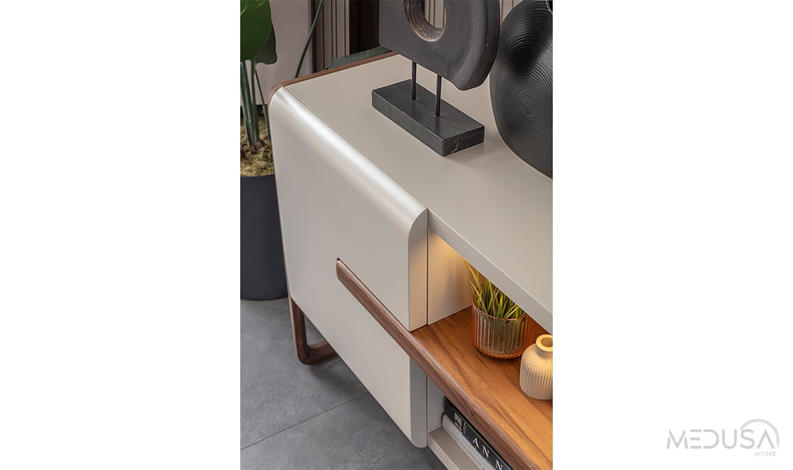 Medusa Home Mobilya - Leona Ceviz Yemek Odası