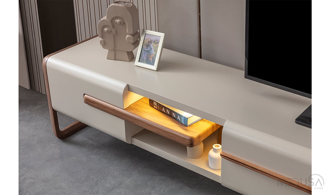 Medusa Home Mobilya - Leona Ceviz Yemek Odası