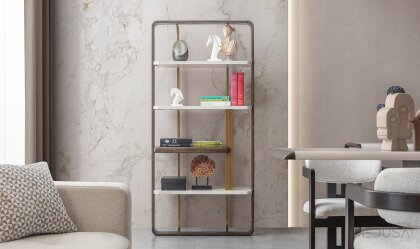 Medusa Home Mobilya - Leona Meşe Kitaplık