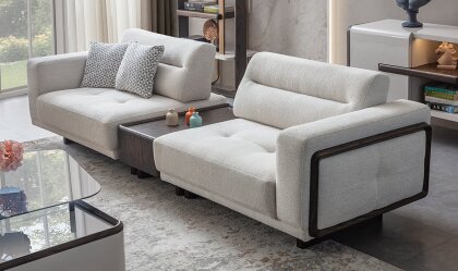 Medusa Home Mobilya - Leona Meşe Koltuk Takımı