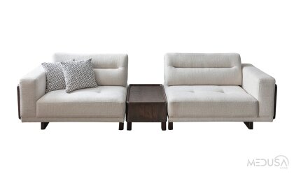 Medusa Home Mobilya - Leona Meşe Koltuk Takımı