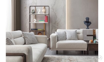 Medusa Home Mobilya - Leona Meşe Koltuk Takımı