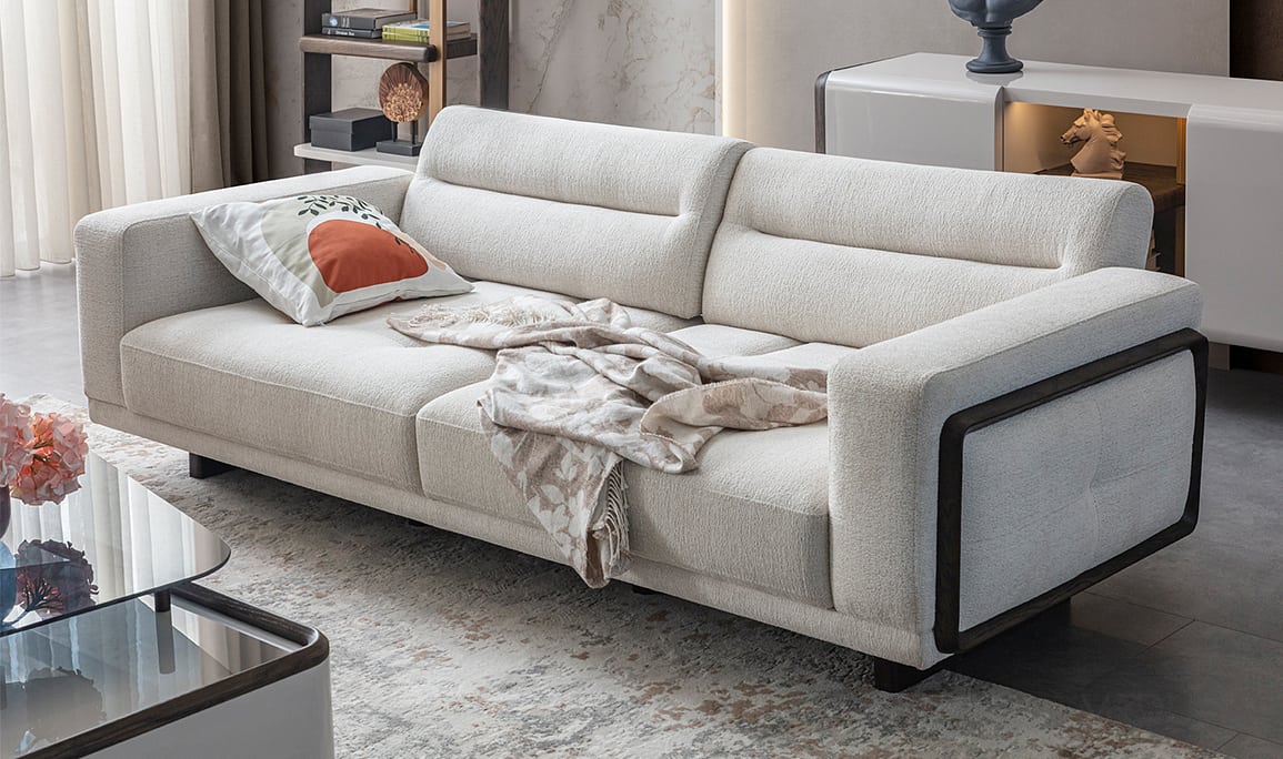 Medusa Home Mobilya - Leona Meşe Koltuk Takımı