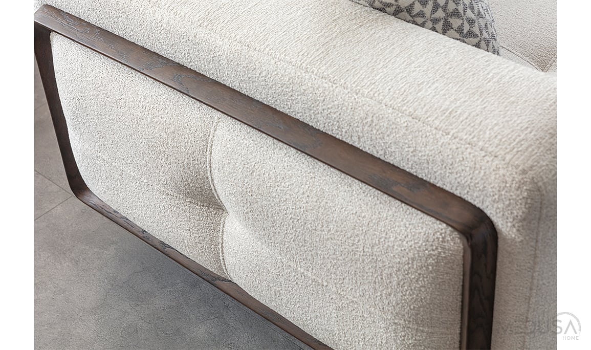 Medusa Home Mobilya - Leona Meşe Koltuk Takımı