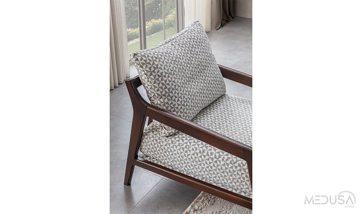 Medusa Home Mobilya - Leona Meşe Koltuk Takımı