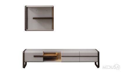 Medusa Home Mobilya - Leona Meşe Tv Ünitesi