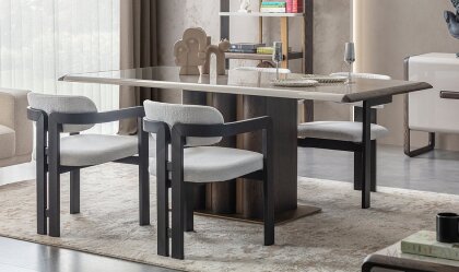 Medusa Home Mobilya - Leona Meşe Yemek Masası