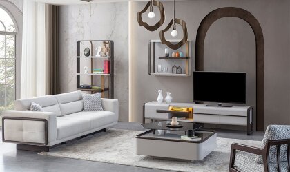 Medusa Home Mobilya - Leona Meşe Yemek Odası