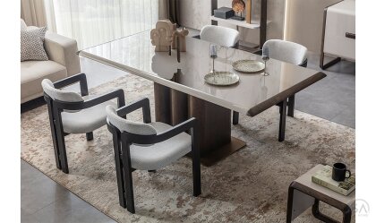 Medusa Home Mobilya - Leona Meşe Yemek Odası