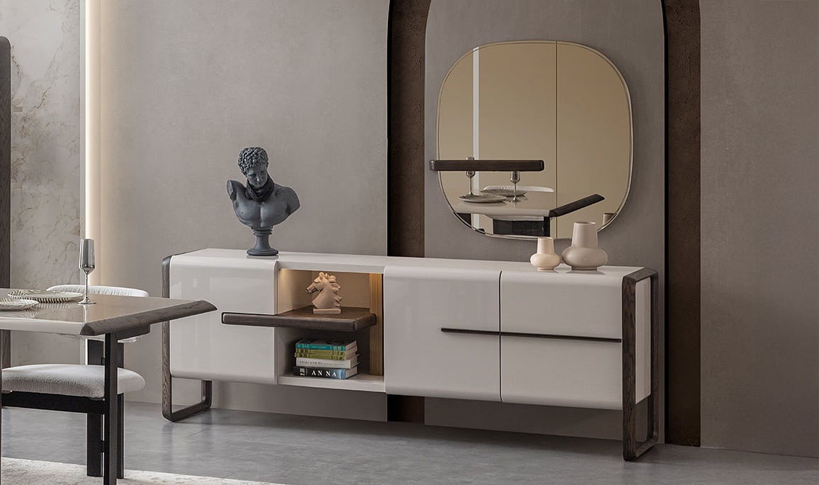 Medusa Home Mobilya - Leona Meşe Yemek Odası