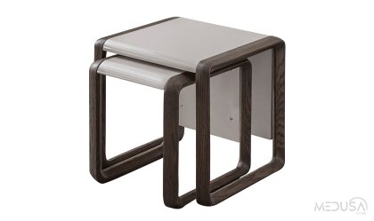 Medusa Home Mobilya - Leona Meşe Zigon Sehpa