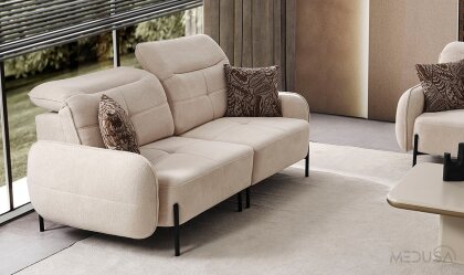 Medusa Home Mobilya - Leonel Üçlü Koltuk