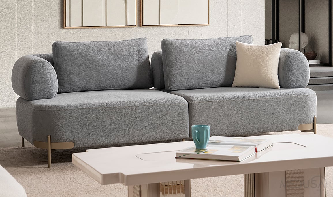 Medusa Home Mobilya - Lerna Naia Üçlü Koltuk