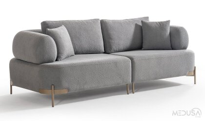 Medusa Home Mobilya - Lerna Naia Üçlü Koltuk