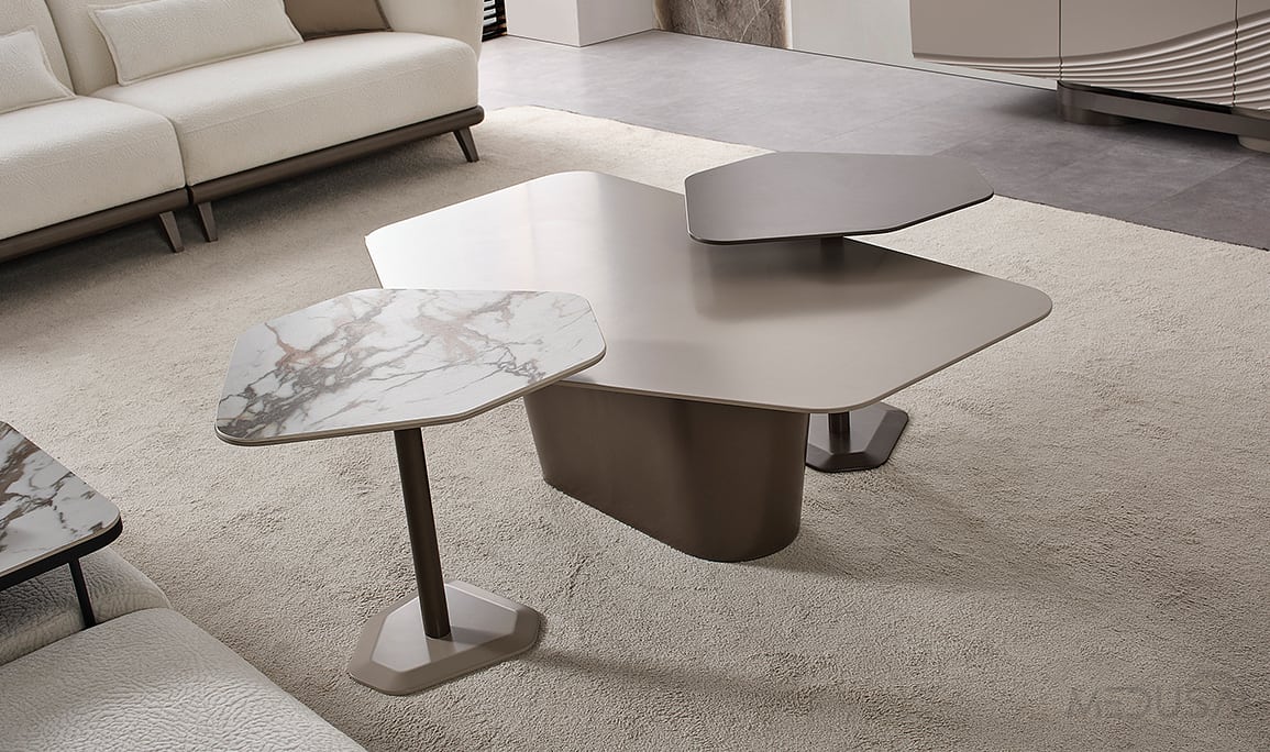 Medusa Home Mobilya - Leva Yan Sehpa