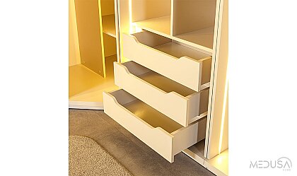 Medusa Home Mobilya - Lexi Köşe Gardırop