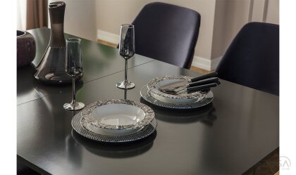 Medusa Home Mobilya - Lexus Antrasit Silver Sandalye