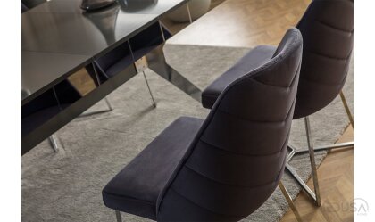 Medusa Home Mobilya - Lexus Antrasit Silver Yemek Masası