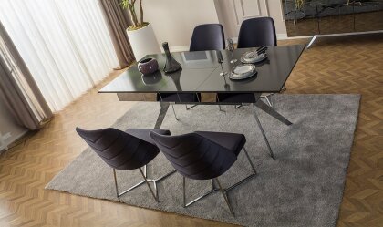 Medusa Home Mobilya - Lexus Antrasit Silver Yemek Odası
