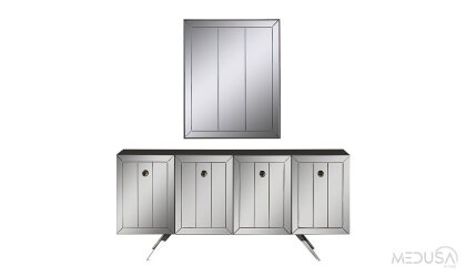 Medusa Home Mobilya - Lexus Antrasit Silver Yemek Odası