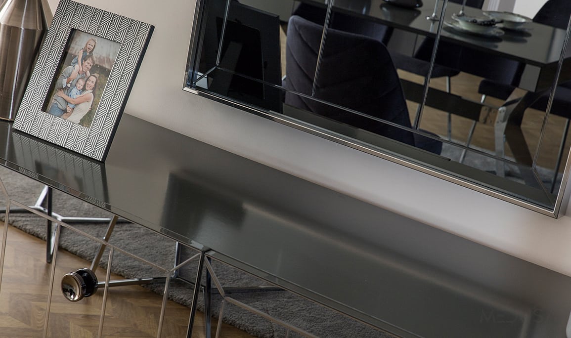 Medusa Home Mobilya - Lexus Antrasit Silver Yemek Odası