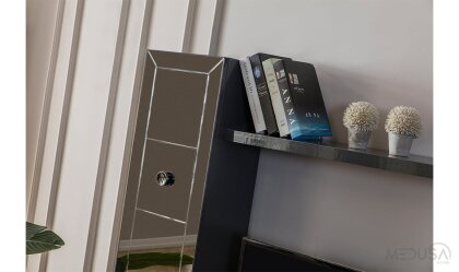 Medusa Home Mobilya - Lexus Antrasit Silver Yemek Odası