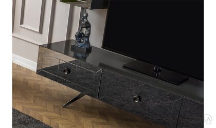 Medusa Home Mobilya - Lexus Antrasit Silver Yemek Odası