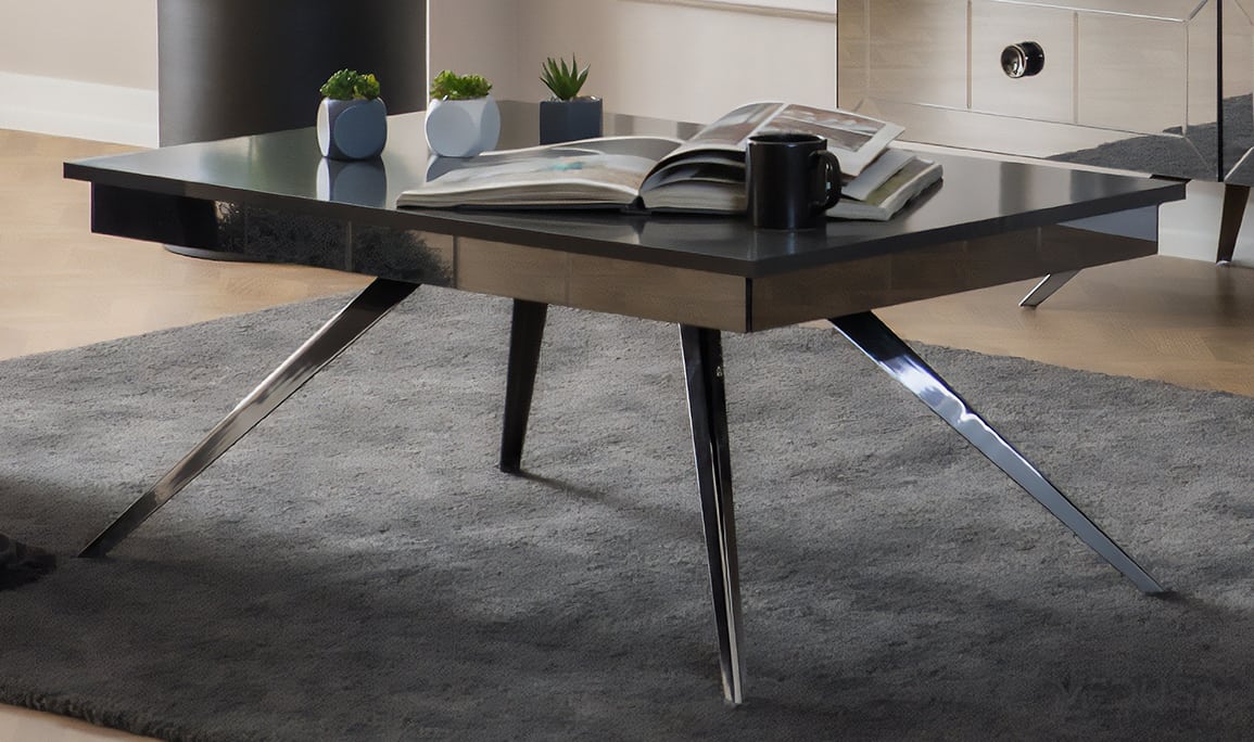 Medusa Home Mobilya - Lexus Antrasit Silver Yemek Odası