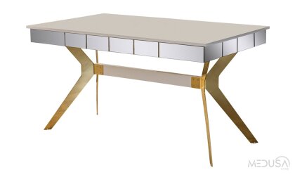 Medusa Home Mobilya - Lexus Aytaşı Gold Yemek Masası