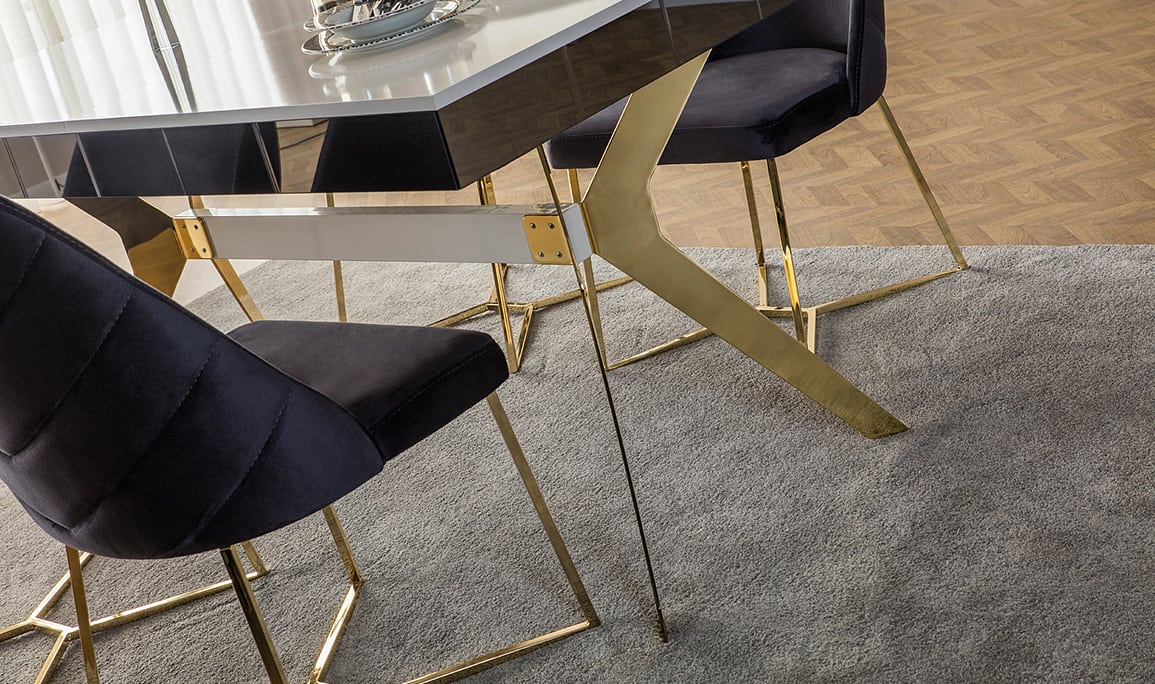 Medusa Home Mobilya - Lexus Aytaşı Gold Yemek Masası