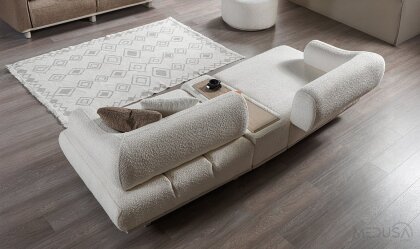 Medusa Home Mobilya - Lexus Sehpalı Üçlü Koltuk