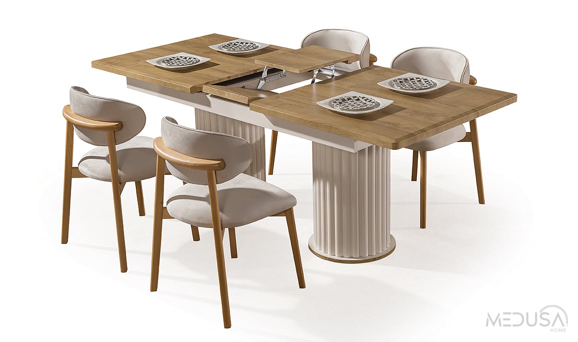 Medusa Home Mobilya - Libre Bohem Açılır Yemek Masası