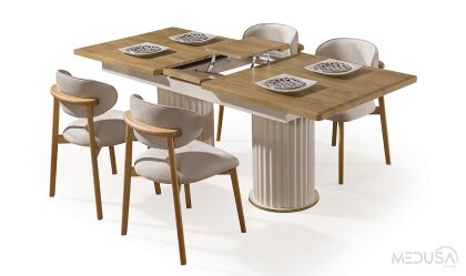 Medusa Home Mobilya - Libre Bohem Açılır Yemek Masası