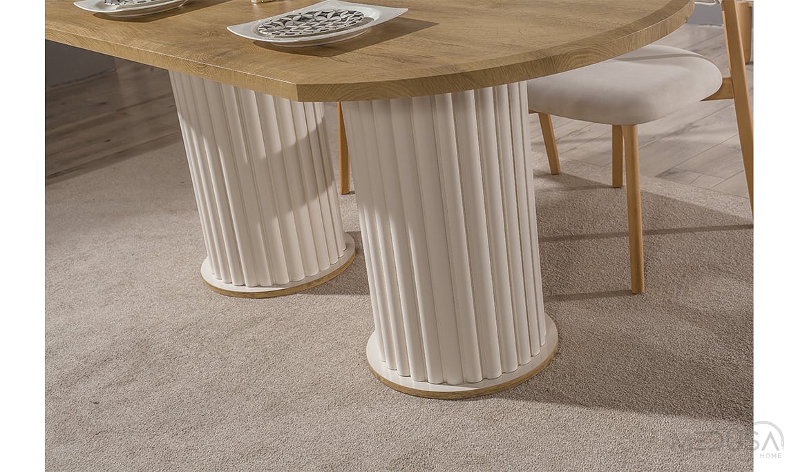 Medusa Home Mobilya - Libre Bohem Sabit Yemek Masası