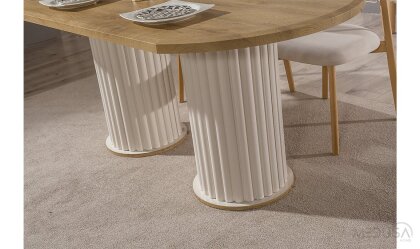 Medusa Home Mobilya - Libre Bohem Sabit Yemek Masası